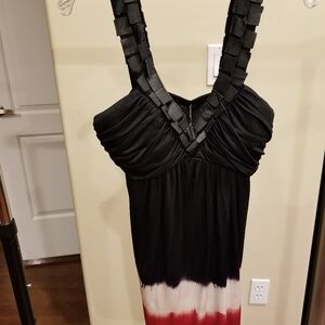 Black and Red Ombre Dress
